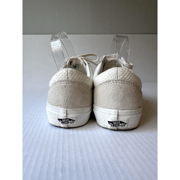 Size 7.5 - VANS Men’s Old Skool Casual Sneakers Textile/Suede Cream - Picture 7 of 16